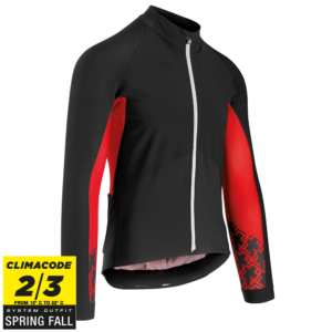 Assos Cykeltrøje Mille GT Spring Fall Jakke, Sort/Rød